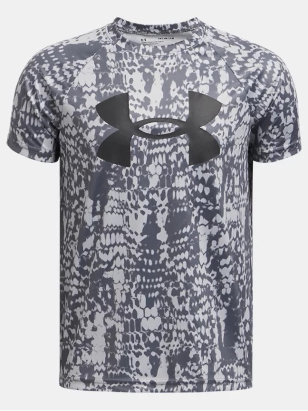 Under Armour Gray & White Camo Performance Tee EUC